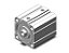 Cilindro Pneumatico Compacto SMC CD55B63-30M*BR - Imagem 1