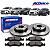 Kit Disco de Freio Dianteiro Ventilado+ Pastilha Chevrolet Onix Prisma Cobalt Joy ACDelco - Imagem 1