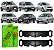 Par Junta Tampa Válvula Defletor Peugeot 207 1.6 16v Citroen C3 Xsara Picasso 1.6 16v - Imagem 1