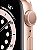 Apple Watch S6 40mm Caixa Dourada e Pulseira Rosa Esportiva - Imagem 4