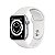 Apple Watch Series 6 44mm Caixa Prateada e Pulseira Branca - Imagem 1