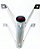 Suporte Antena Cavalete Para Tubo 1.1/4"(38,10mm)T9 Pintura Cinza Reforçado - Imagem 2