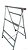 2 Cavaletes Tubular  Gesseiro 1,25mts(a)x80cm Prata - Imagem 3