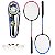 Kit Badminton 2 Raquetes + 3 Petecas c/ Bolsa Kit Completo - Imagem 1