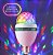 Lâmpada Led Bola Maluca Rgb Giratória 7 Leds Festa - Imagem 4