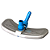 Aspirador Big 03 Rodas Sodramar 42 cm para Piscina - Imagem 1