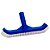 Escova Curva Mini Brustec para Piscina - Imagem 1