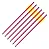 KIT C/ 06 FLECHAS ALUMINIO 20p(50,8 CM) RED - Imagem 2
