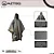 PONCHO/LONA/CAPA DE CHUVA VERDE KOCAN AZTEC IMPERMEÁVEL - Imagem 1