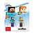 Pack Steve e Alex - Amiibo Minecraft Super Smash Bros - Imagem 1