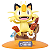 Meowth Pokémon - Figure Colecionável Funism - Imagem 1