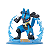 Lucario Pokémon - Figura Colecionável Funism - Imagem 1