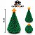 Árvore de Natal Decorativa – 14 cm 🎄 - Imagem 1