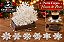 Porta Copos Flocos de Neve ❄️🎄 - Imagem 1