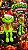 🎄 Grinch Articulado de Natal – 10 cm - Imagem 1
