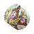 Dichavador Metal 4 Partes 50mm Princess Edition - Imagem 1