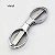 Tesoura Dobrável Inox Cabo Metal - Imagem 4