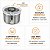 Pote Hermético Aço Inox 850ml com Termohigrometro Digital + Controle de Umidade - Cura Perfeita - Imagem 4