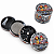 Dichavador de Metal 4 Partes 50mm - Slightly Stoopid Cheech & Chong - Imagem 4