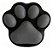 Pote Slick Pata de Gato Preto 5ml Silicone Antiaderente Kawaii - Imagem 1
