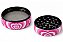 Dichavador de Metal Coração Rosa 40mm - 4 Partes com Peneira - Pocket - Imagem 5