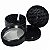 Dichavador de Metal Preto Fosco 40mm - 4 Partes com Peneira e Coletor - Com Imã - Imagem 2