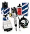 Kit Ignição Eletronica Opala 4cc Tampa+rotor+bobina Bosch - Imagem 1