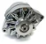 Alternador Opala 4cc 6cc C10 105a Cromado Extra Forte - Imagem 2