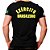 Camiseta Militar Preta Estampada Exército Brasileiro - Imagem 2