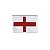 Patch Bordado Bandeira Inglaterra com Fecho de Contato - Imagem 1