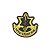 Patch Bordado Estrela Israel com Fecho de Contato - Imagem 1