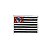 Patch Bordado Bandeira de São Paulo com Fecho de Contato - Imagem 1