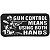 Patch Bordado Gun Control Means com Fecho de Contato - Imagem 1