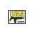 Patch Bordado Uzi com Fecho de Contato - Imagem 1