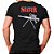Camiseta Preta Militar Estampada Sniper - Imagem 2