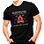 Camiseta Preta Militar Estampada Survival - Imagem 1