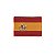 Patch Bordado Bandeira Espanha com Fecho de Contato - Imagem 1