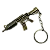 Chaveiro Metal Metralhadora - Imagem 1