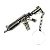 Chaveiro Metal Metralhadora - Imagem 2