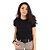 Camiseta Feminina Militar Baby Look sem Estampa - Imagem 1