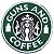 Bordado Termocolante Guns And Coffee - Imagem 1