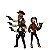 Action Figure Six Shooter e Jester Puppet Master - Original NECA - Imagem 4
