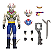 Action Figure Vinnie Biker Mice From Mars - Original Nacelle - Imagem 1