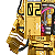 Blocos de Montar Astronauta Spaceman Gold - Imagem 4