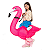 Fantasia Inflável Flamingo - Cosplay e fantasias - Imagem 2