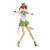 Figure Makoto Kino Sailor Moon Banpresto Glitter e Glamours - Bandai - Imagem 1