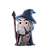 Gandalf o Cinzento O Senhor dos Anéis - Pop Mart Original - Imagem 1