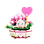 Jigglypuff Series Pokémon Plantas Suculentas - Blocos de Montar - Imagem 1