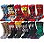 Kit 5 Pares de Meias Comics - Moda Geek - Imagem 1