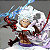 Luffy Gear 5 Gomu Gomu no Kaminari LED - One Piece - Imagem 7